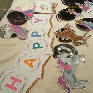 Pretty Unicorn party decor 🦄🌈⭐❤️